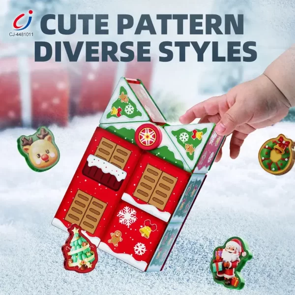 Wholesale Christmas magnetic building block set (3)