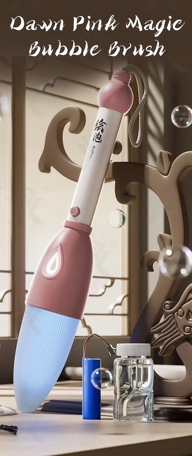 details of automatic bubble wand​ toy (1)