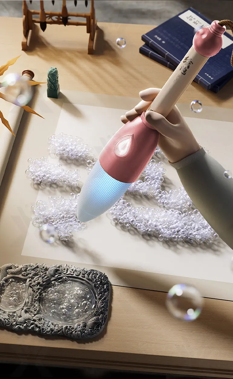 details of automatic bubble wand​ toy (2)