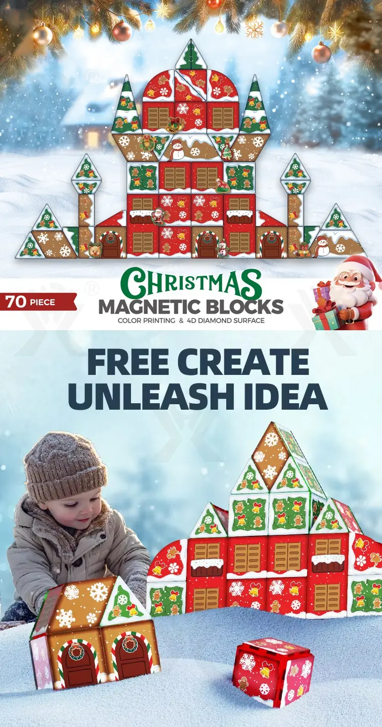 details of christmas magnetic building block set (1)