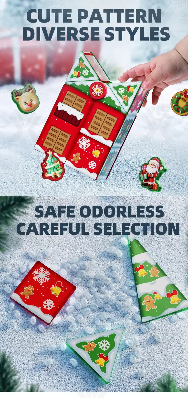 details of christmas magnetic building block set (2)