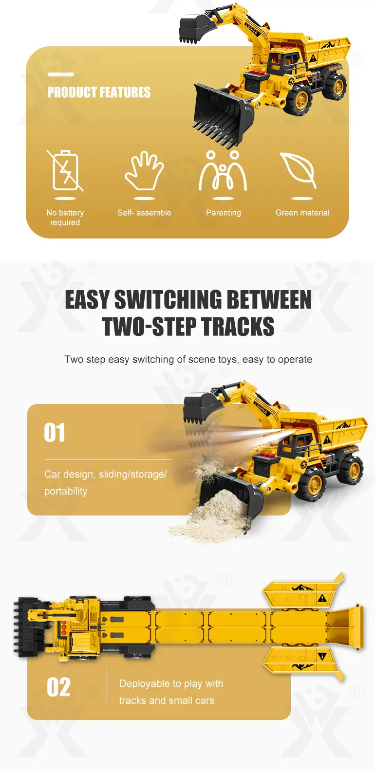 details of construction vehicle toy set​ (2)