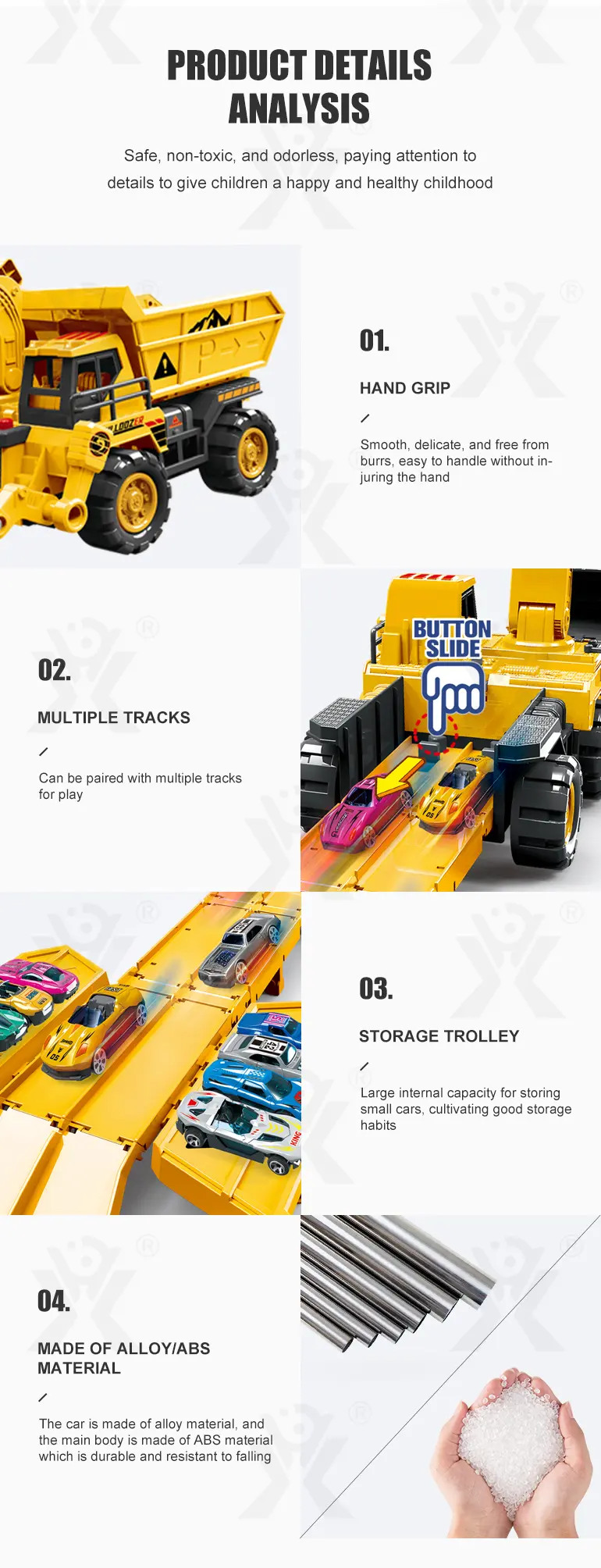 details of construction vehicle toy set​ (5)