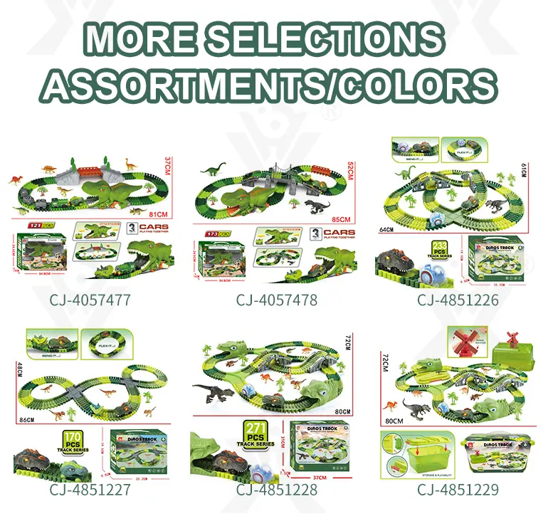 details of dinosaur themed track toy set (11)