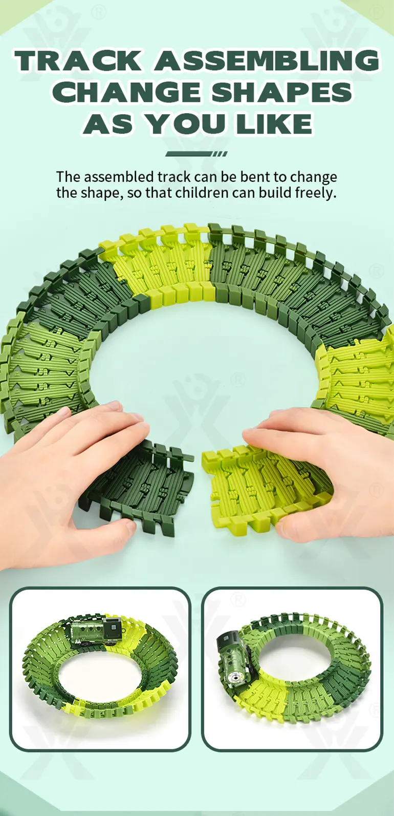 details of dinosaur themed track toy set (8)
