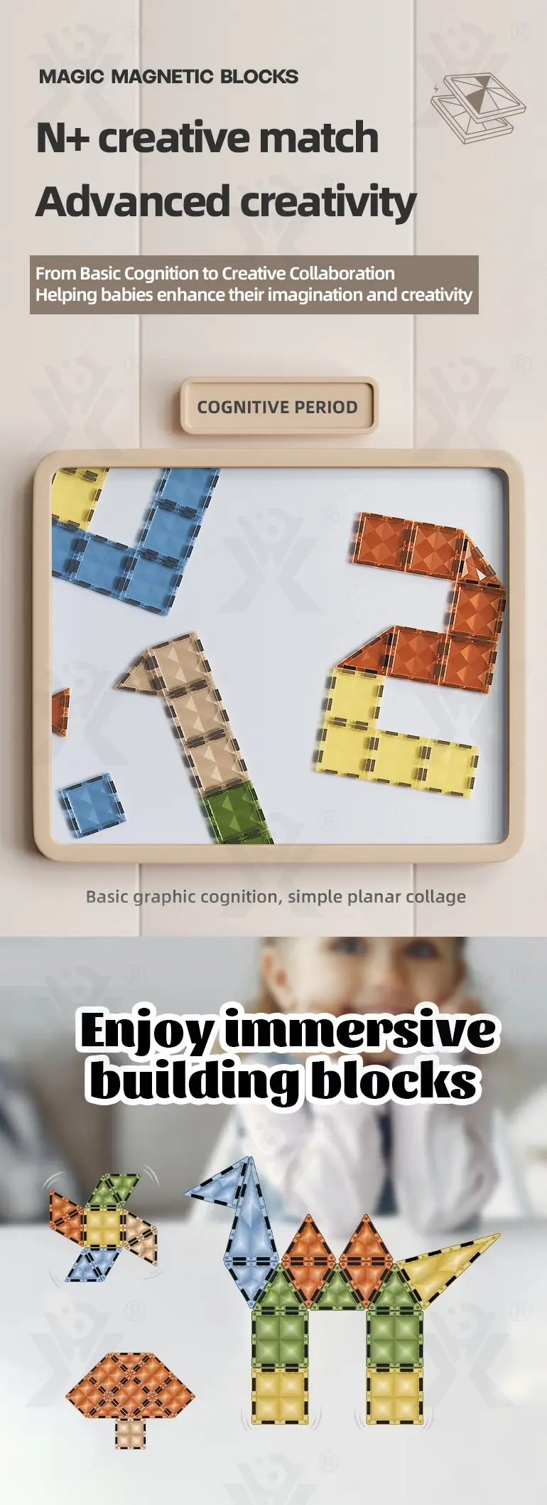 details of magnetic building block set (2)