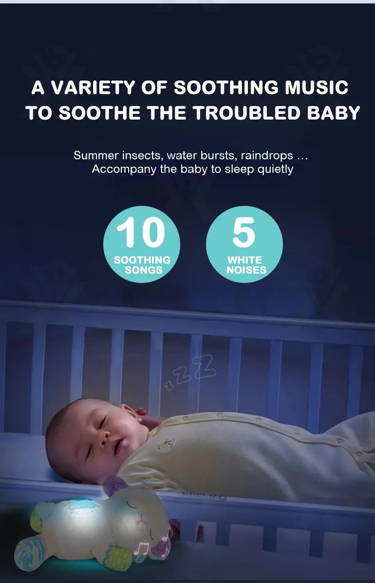 details of multifunctional baby soothing doll (4)