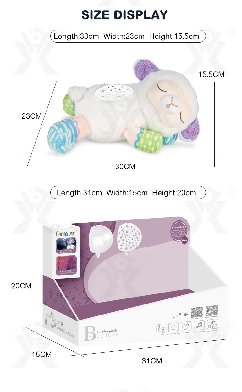 details of multifunctional baby soothing doll (9)