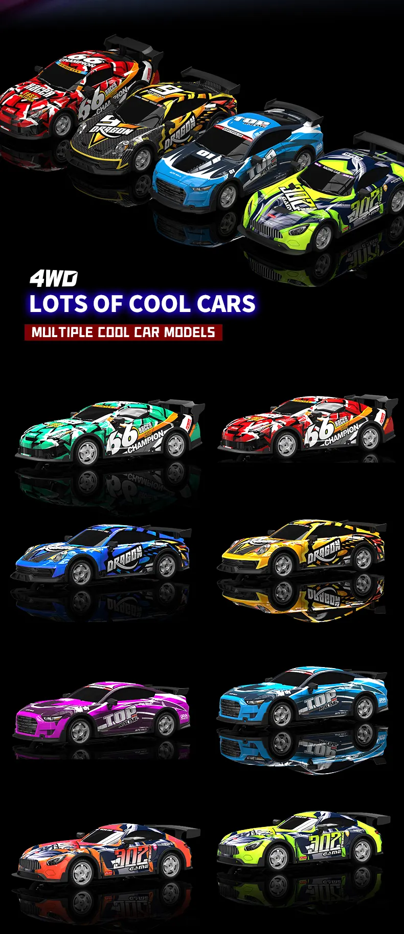 details of rc drift racing car (2)