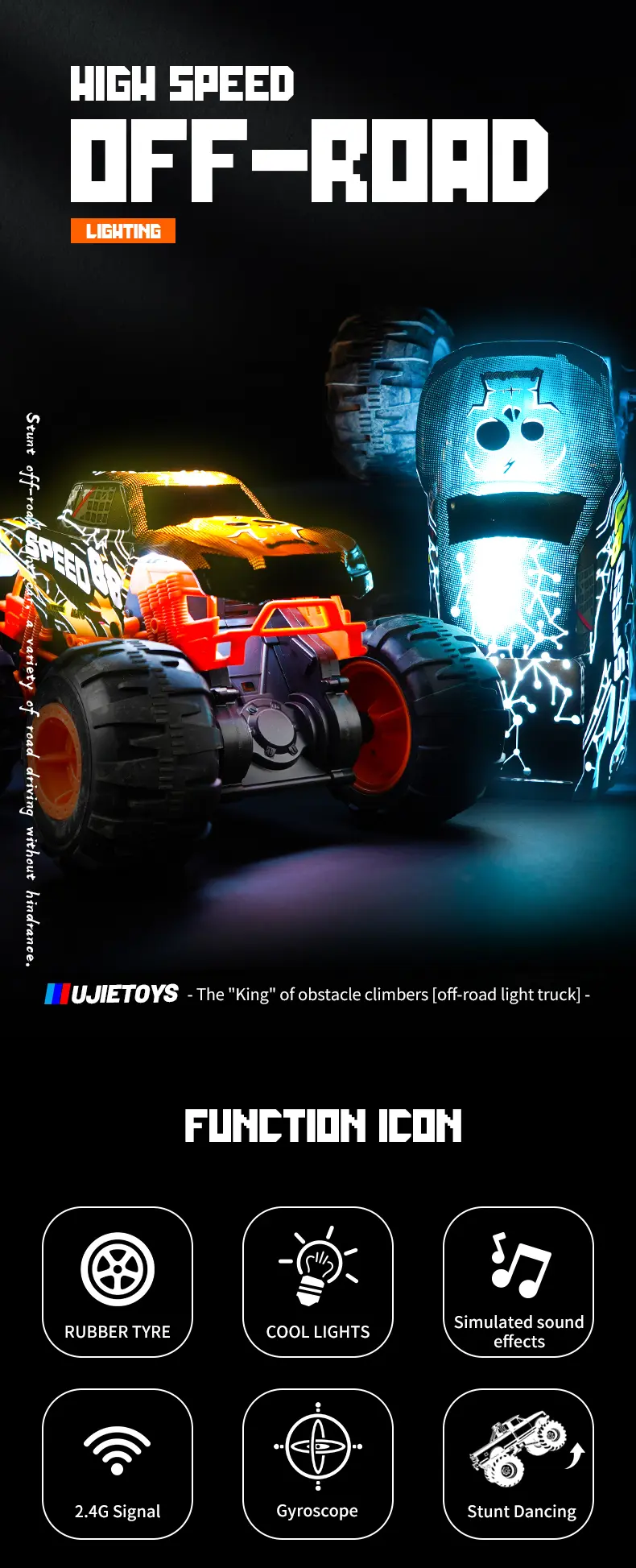 details of remote control off-road vehicle CJ 4003082 84 (1)