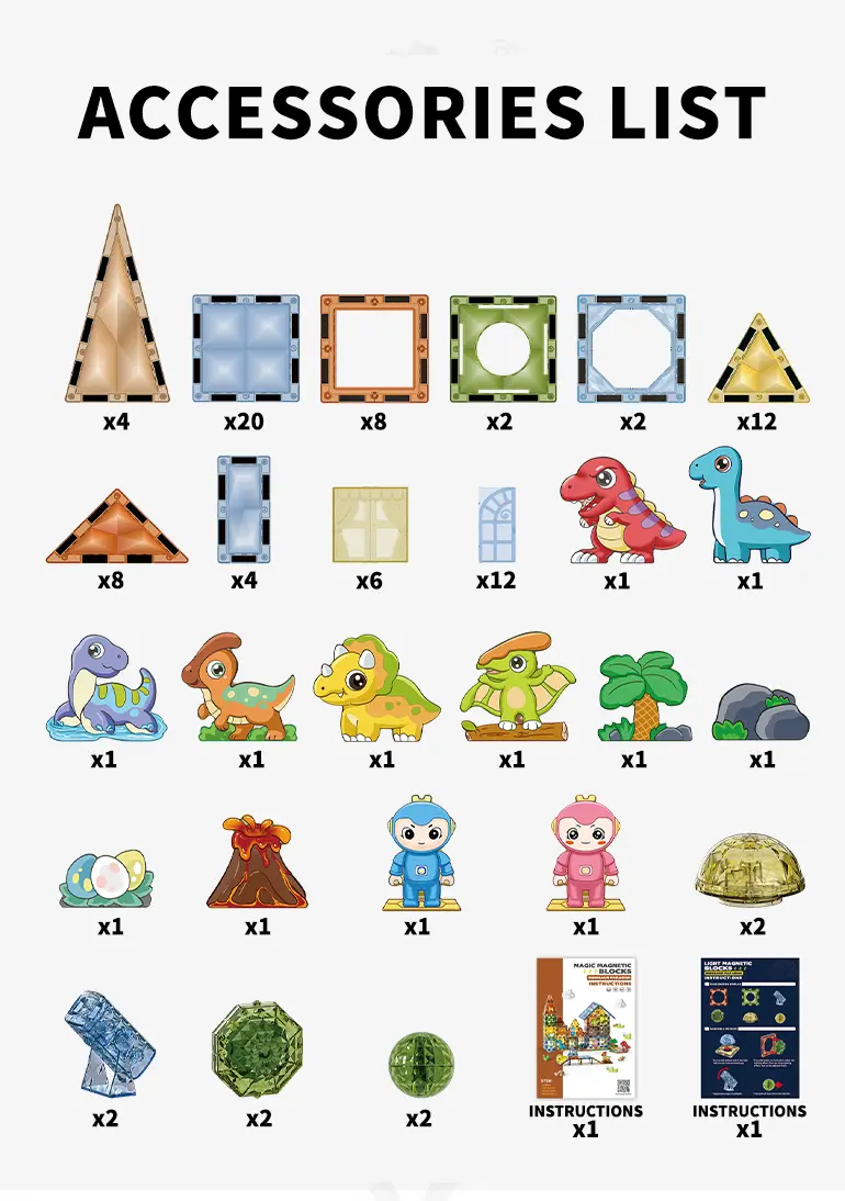 details of shiny magnetic building blocks set CJ 4863236 (10)