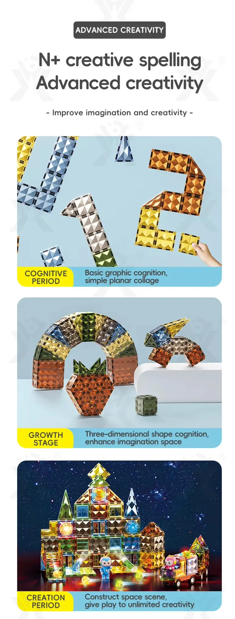 details of shiny magnetic building blocks set CJ 4863236 (3)