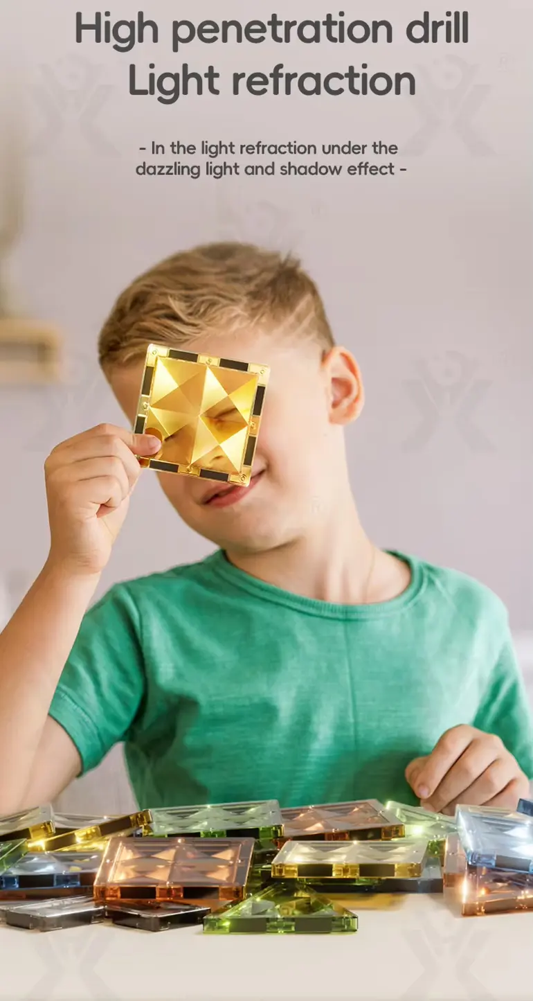 details of shiny magnetic building blocks set CJ 4863236 (5)