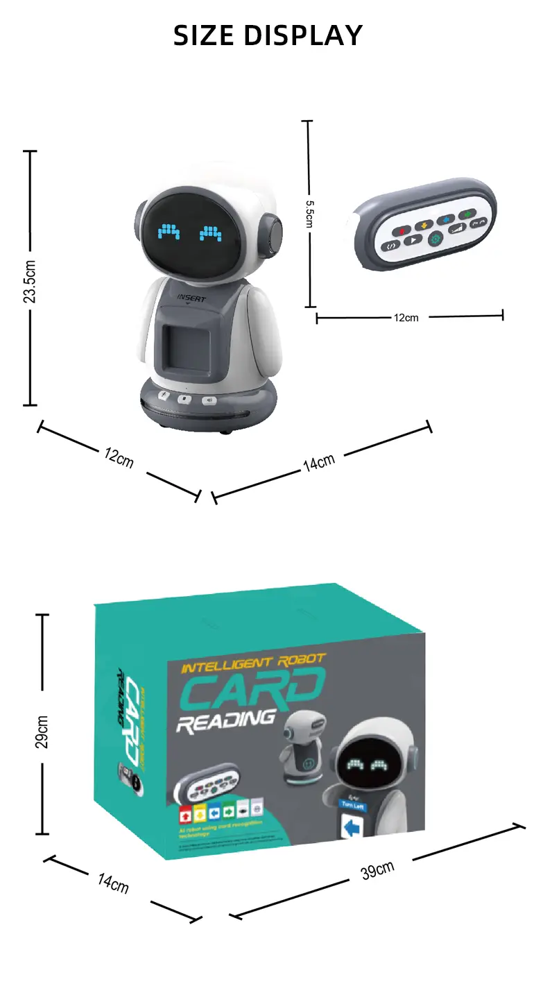 détails du jouet robot lecteur de cartes à puce (9)