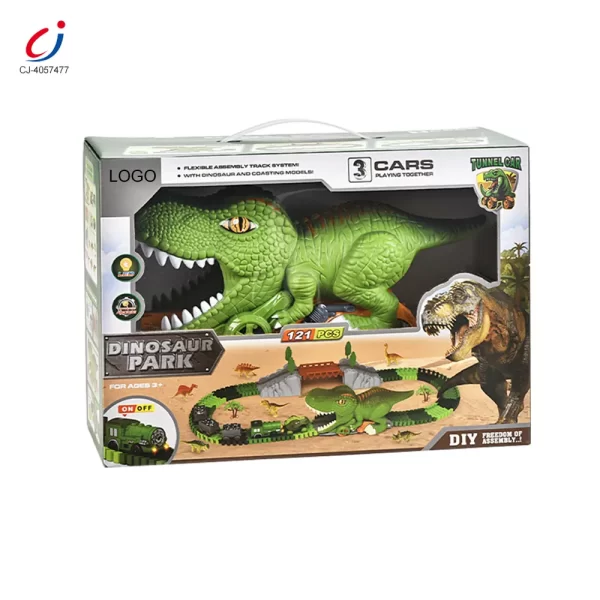 wholesale dinosaur themed track toy set cj 4057477 (5)