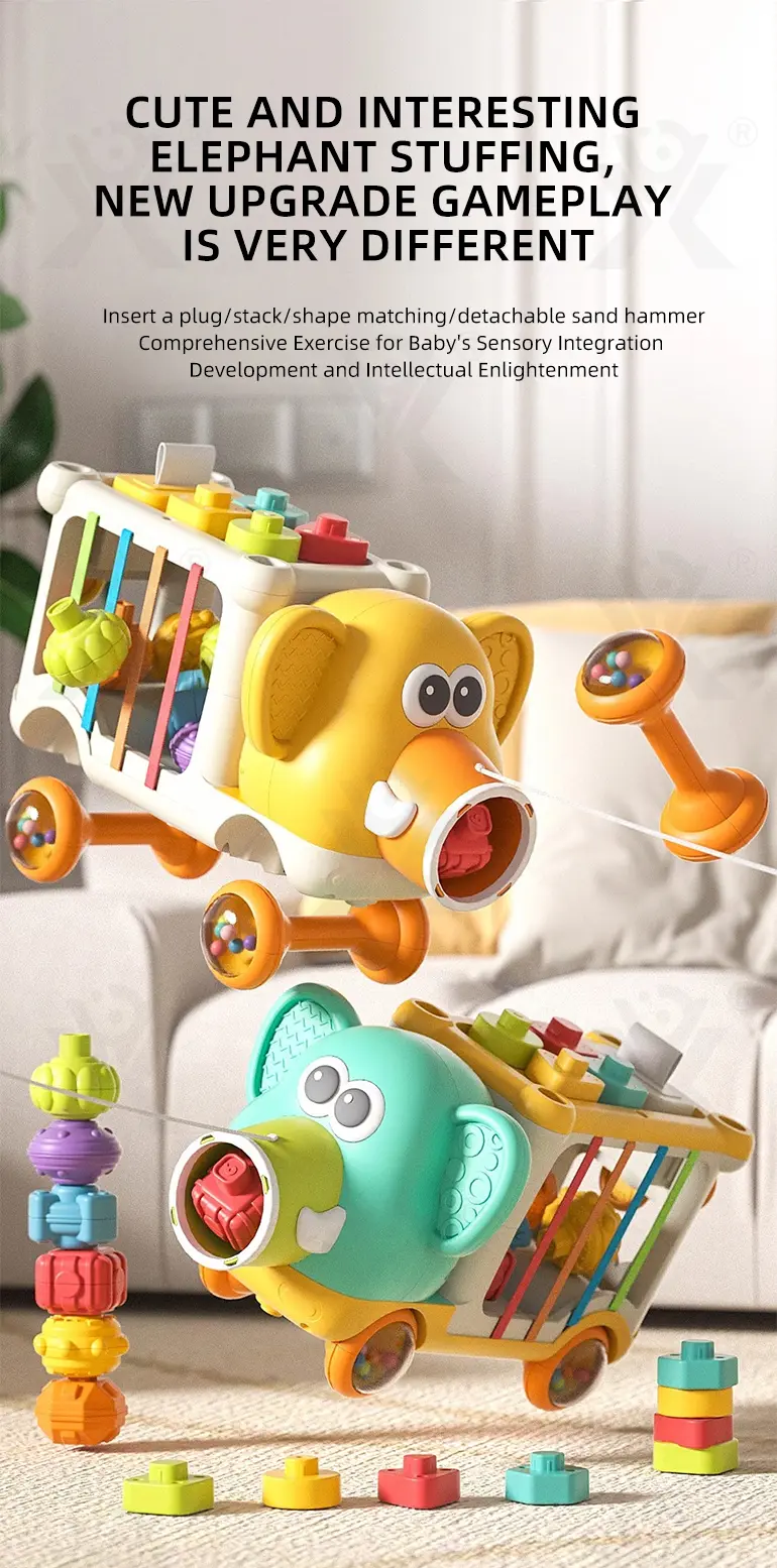 wholesale educational elephant stacking toy details (1)