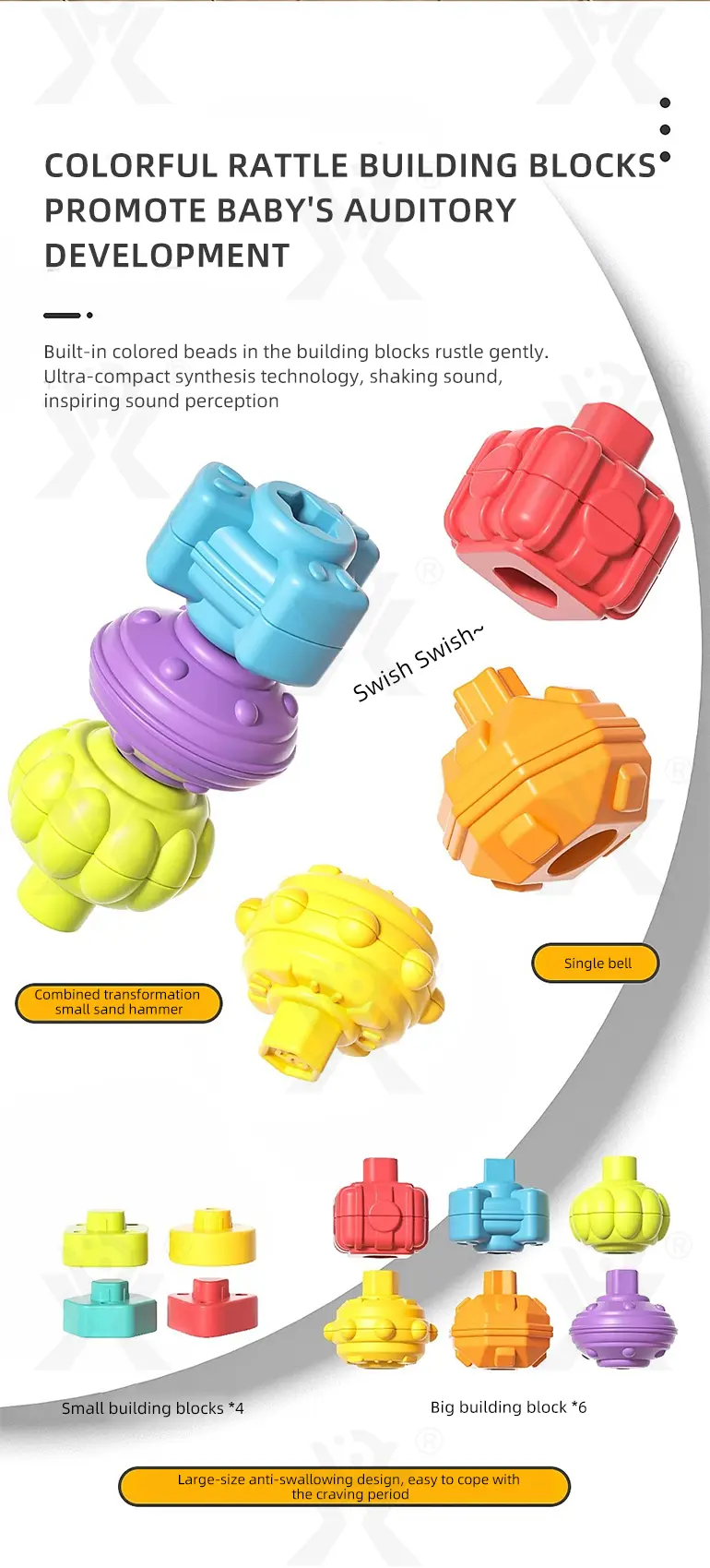 wholesale educational elephant stacking toy details (10)