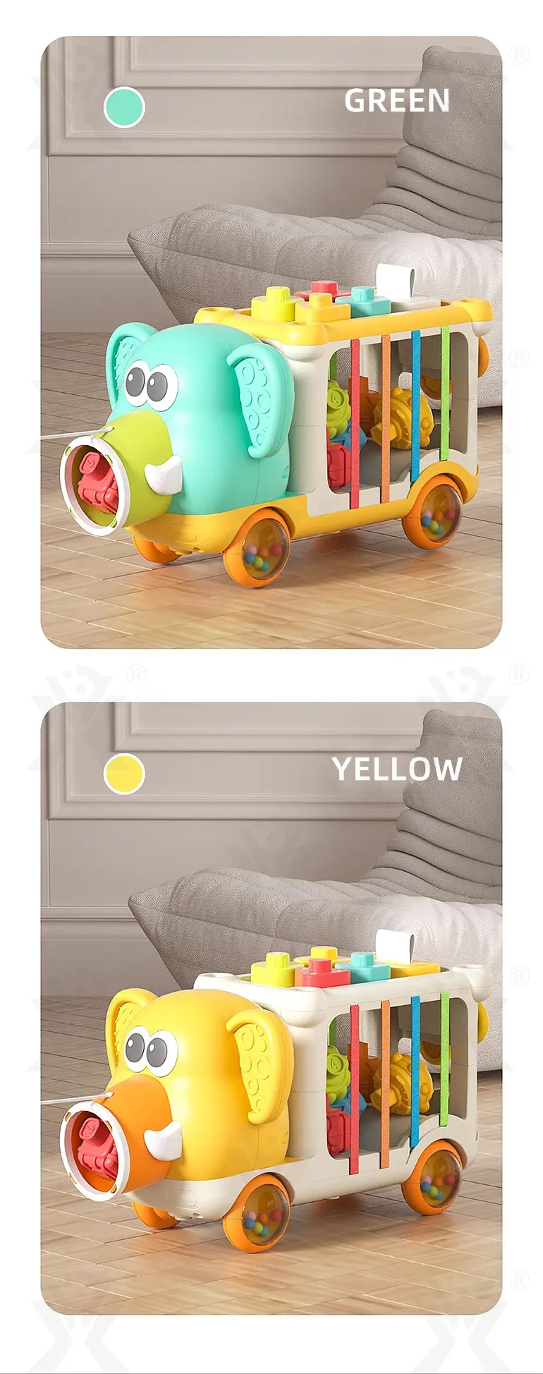 wholesale educational elephant stacking toy details (11)
