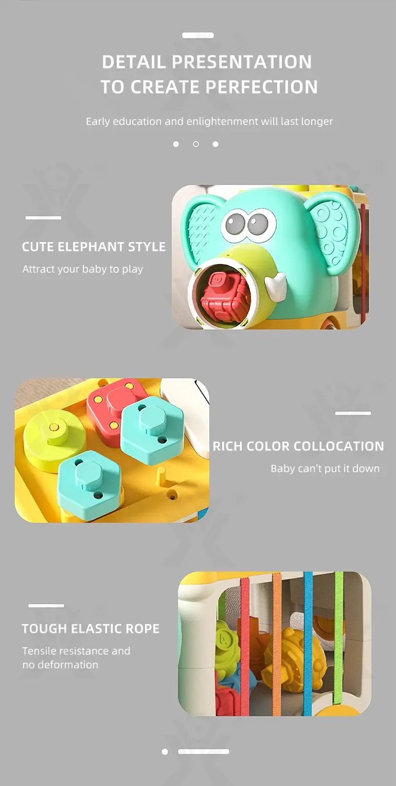 wholesale educational elephant stacking toy details (12)