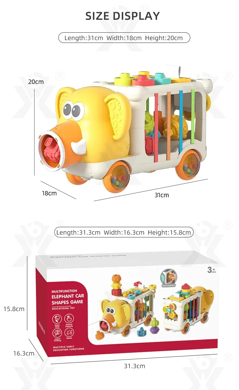 wholesale educational elephant stacking toy details (13)