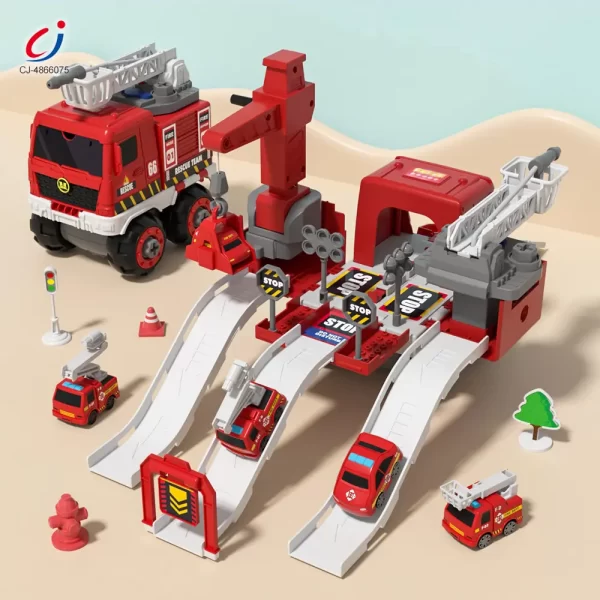 wholesale fire truck toy set CJ 4866075 (2)
