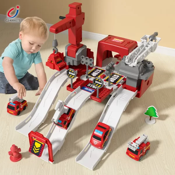 wholesale fire truck toy set CJ 4866075 (3)
