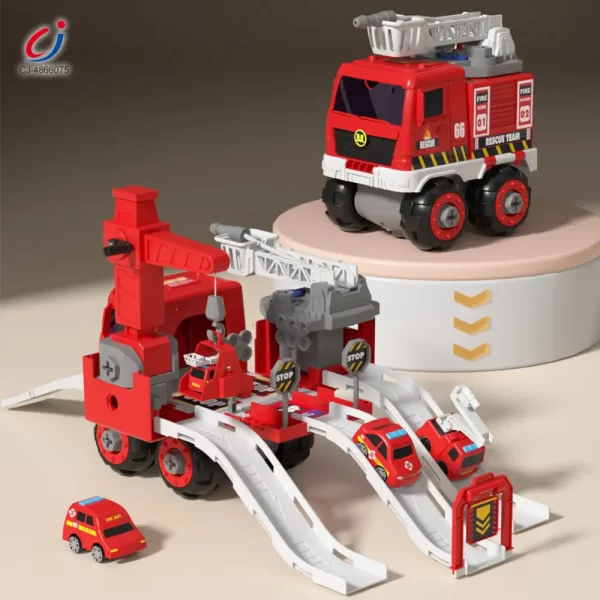 wholesale fire truck toy set CJ 4866075 (4)