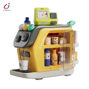 wholesale kids coffee shop cash register pretend play toy CJ 4426708 (1)