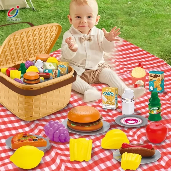 wholesale picnic pretend play toy set CJ 4533847 (3)