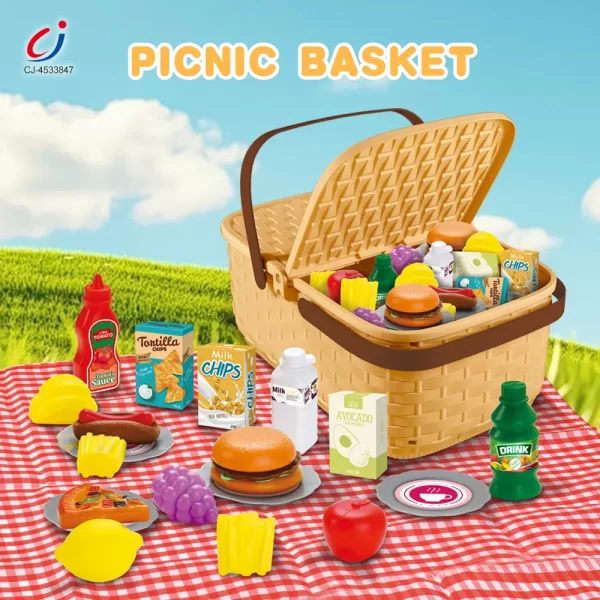 wholesale picnic pretend play toy set CJ 4533847 (4)