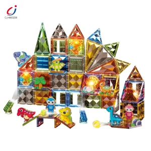 wholesale shiny magnetic building block set CJ 4863236 (1)