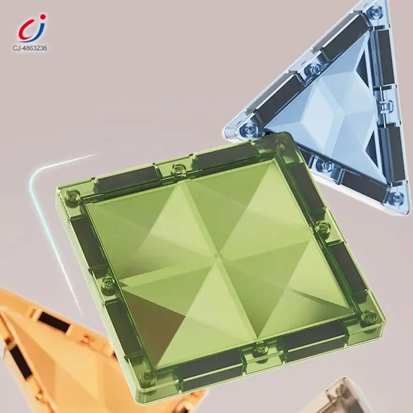 wholesale shiny magnetic building block set CJ 4863236 (4)