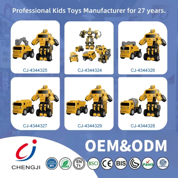wholesale transforming construction vehicle robot toy cj 4469636 (6)