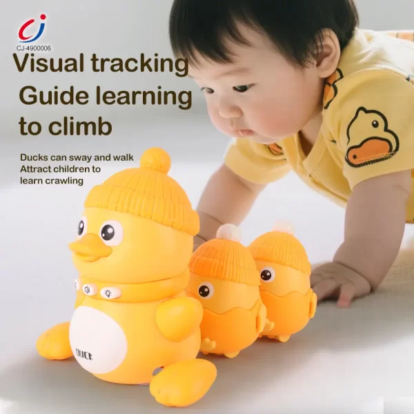Wholesale Magnetic Crawling Duck Toy for Babies-Music, Light & Interactive Play - Image 3