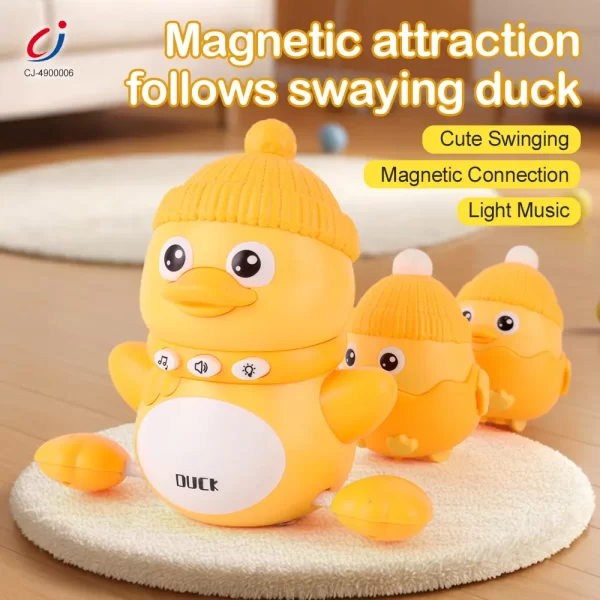 Wholesale Magnetic Crawling Duck Toy for Babies-Music, Light & Interactive Play - Image 6