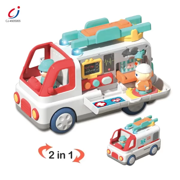 Wholesale Rescue Ambulance Toy – Interactive Medical Play Set for Kids - Image 10