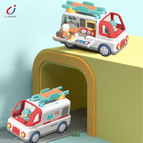 Wholesale Rescue Ambulance Toy – Interactive Medical Play Set for Kids - Image 3