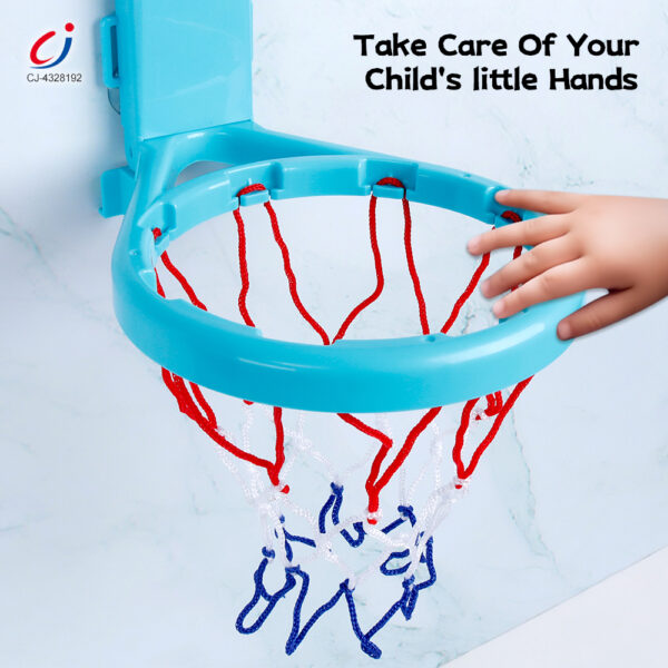Wholesale 2-in-1 Kids’ Bath Basketball Hoop Toy with Suction Cups & Straps - Image 5