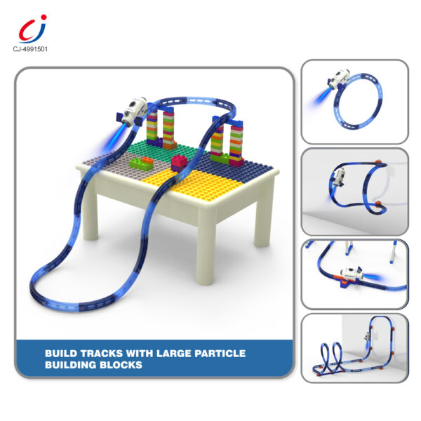 Wholesale Spaceship Track Building Block - Lighting Spray Effect & DIY Tracks - Image 3