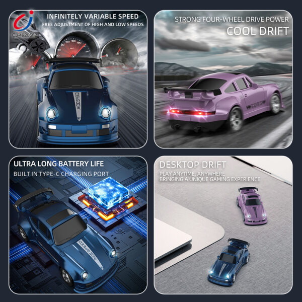 ⁦Wholesale RC Mini Drift Car - 4WD Power, Desktop Fit & 2.4G Remote⁩ - الصورة ⁦3⁩