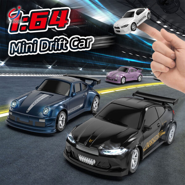 ⁦Wholesale RC Mini Drift Car - 4WD Power, Desktop Fit & 2.4G Remote⁩ - الصورة ⁦2⁩