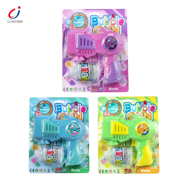 Wholesale Porous Electric Bubble Gun Toy - LED Lights Built In - Image 6