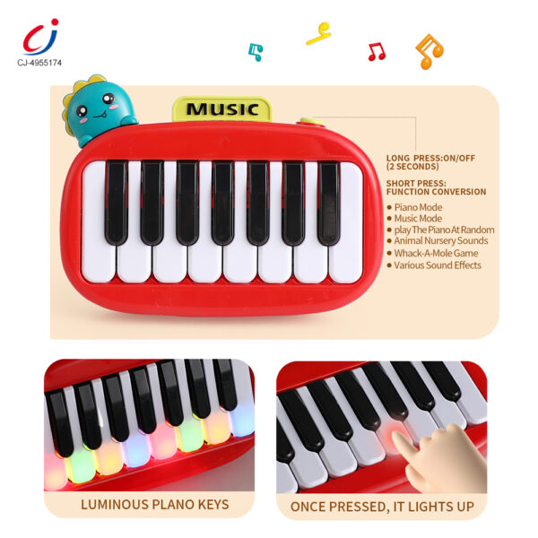 Wholesale Pocket Electric Piano Toy - Cute Animal Decor & Educational Play - Image 7