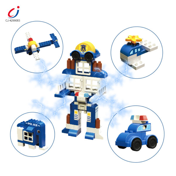 wholesale Police building block storage room (3)