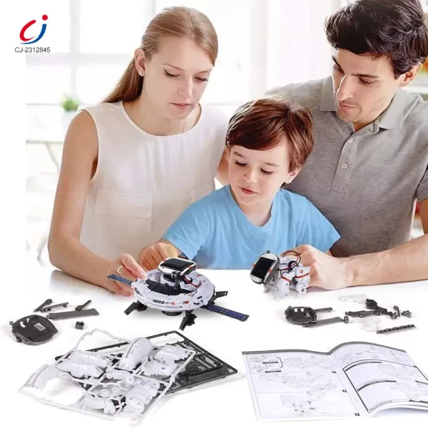 Bulk 6-in-1 Solar Robot Toy Powered By Solar Energy for Kids STEM Learning - Image 3