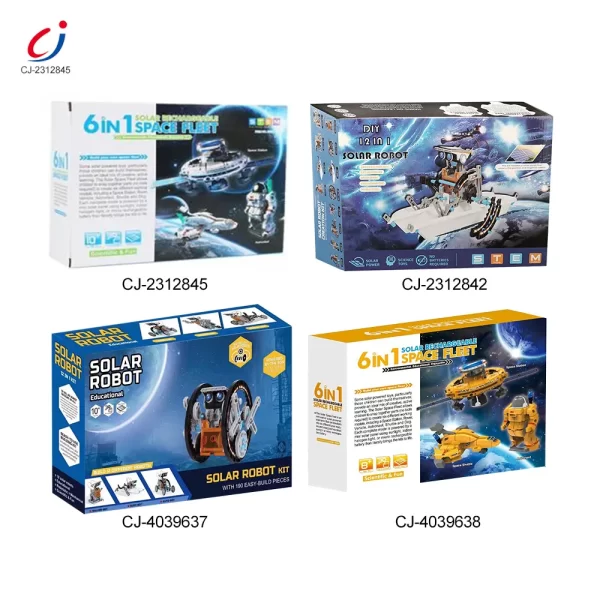 Bulk 6-in-1 Solar Robot Toy Powered By Solar Energy for Kids STEM Learning - Image 5