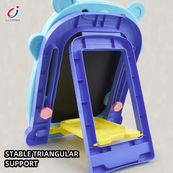 Wholesale Double-Sided Kids Drawing Board with Adjustable Easel & Storage Tray - Image 3