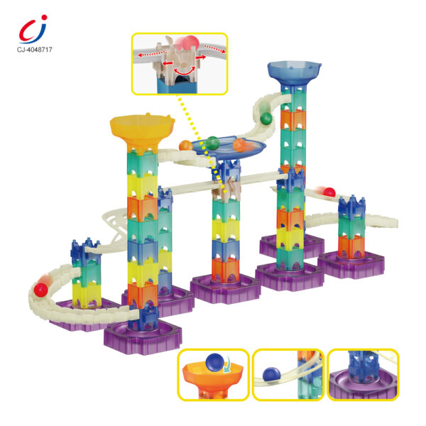 Großhandel Kugelbahn Spielzeug - DIY Design & 110 PCS - Bild 4