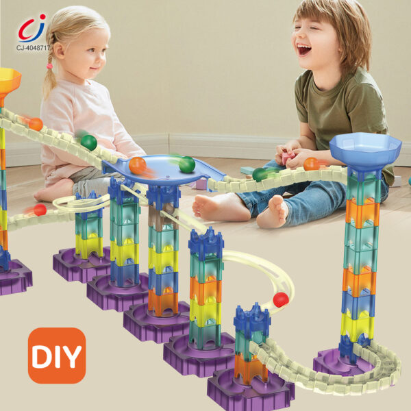 Großhandel Kugelbahn Spielzeug - DIY Design & 110 PCS - Bild 5