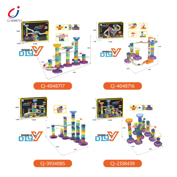 Großhandel Kugelbahn Spielzeug - DIY Design & 110 PCS - Bild 6